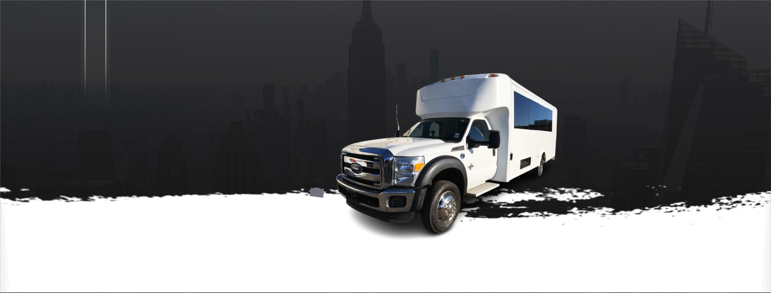 Ford F550 Party Bus luxury transportation service in Bakersfield, ideal for parties, proms, weddings, corporate events, and group outings.