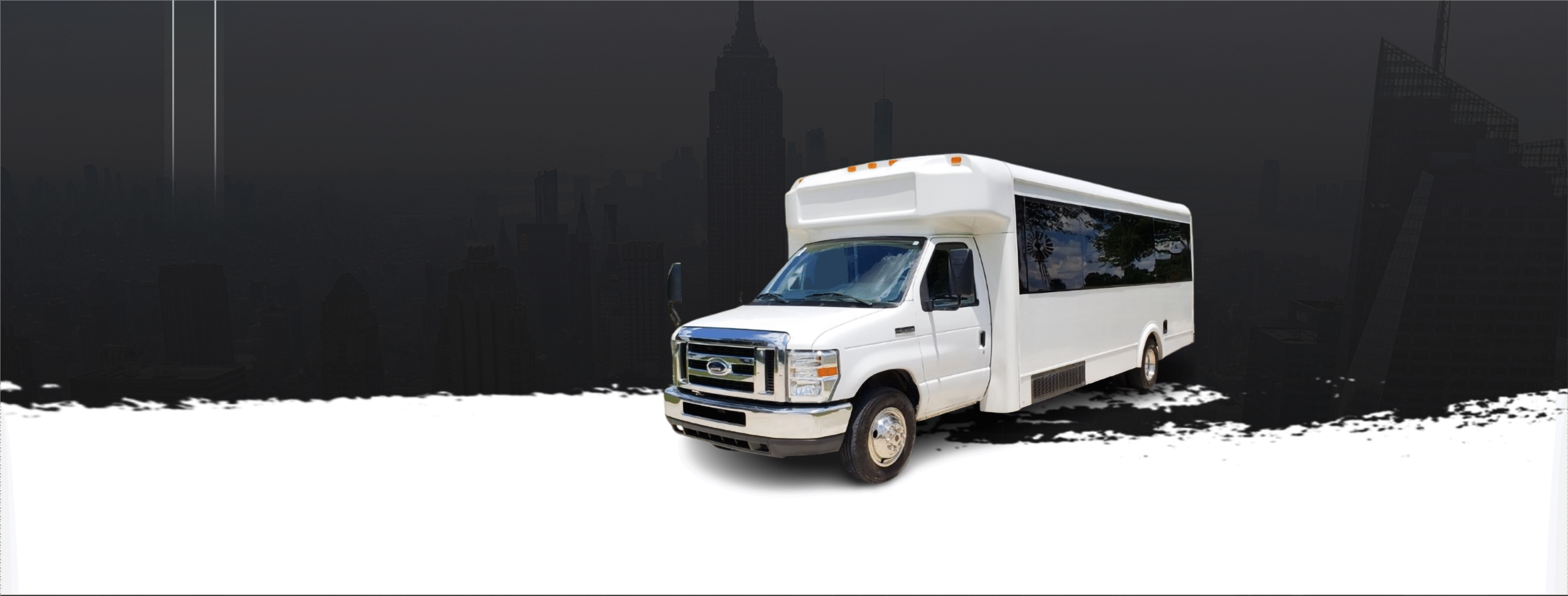 Ford Party Limo Bus luxury 18-passenger group transportation in Bakersfield