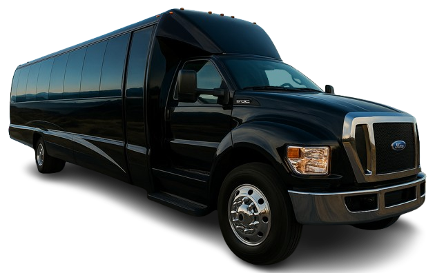 Grech Mini Coach 37 passenger luxury group transportation service in Bakersfield, ideal for airport transfers, corporate events, weddings, and large group travel.